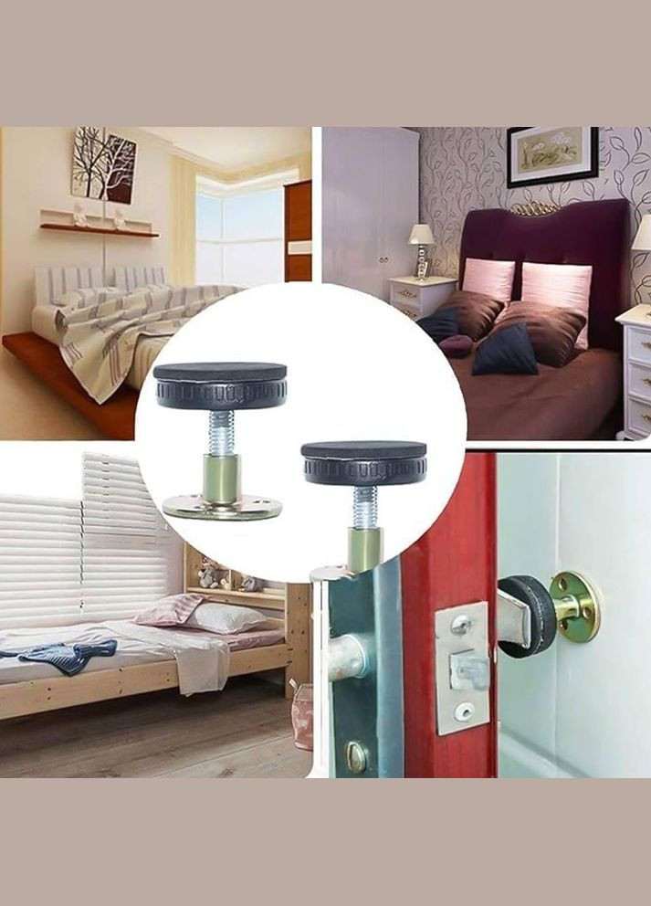 Стопор регулируемый для изголовья кровати, мебели и дверей самоклеящийся (TA0056) No Brand (315885349)
