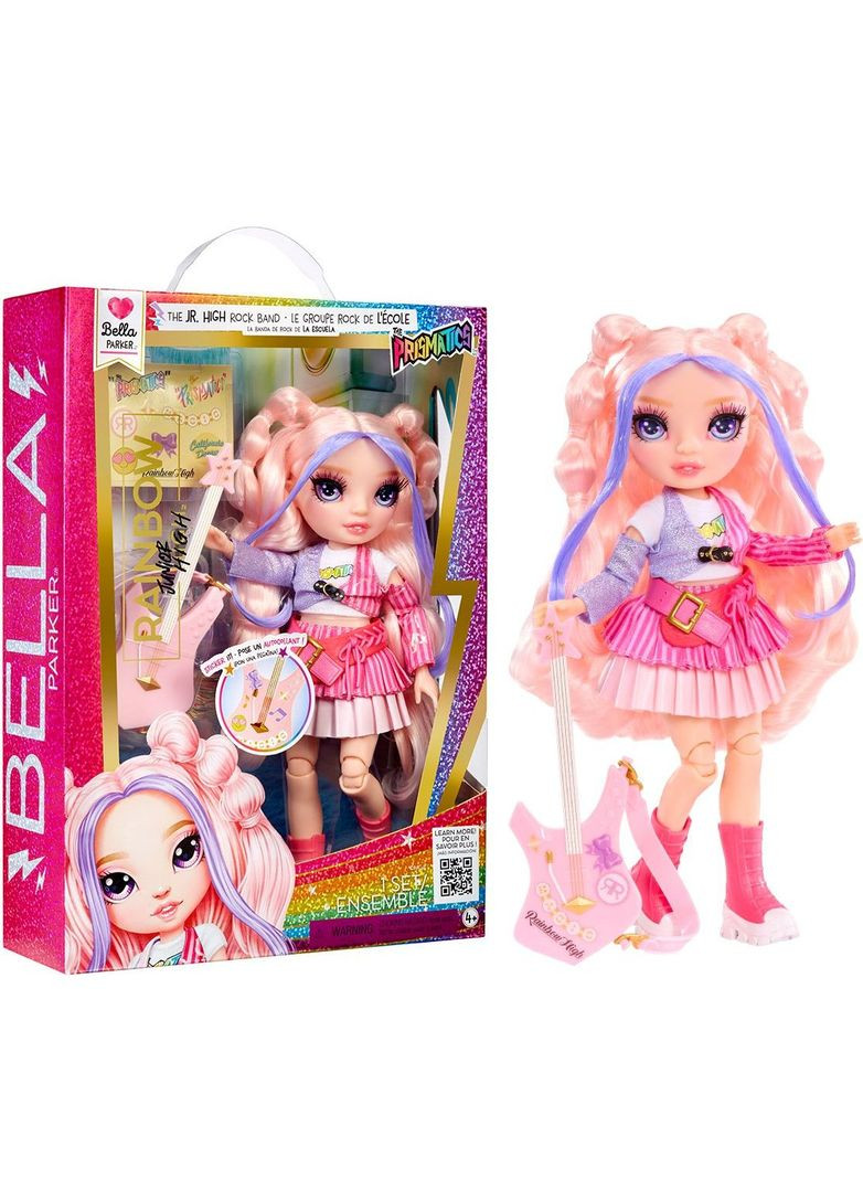 Лялька серії Junior High Rockband Белла, з аксесуарами, 23 см () Rainbow High 565659 (360602249)