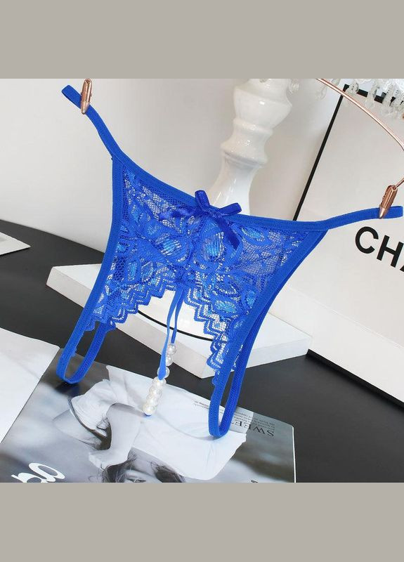 Жіночі трусики стрінги з перлинами (арт.8032) No Brand (346121502)