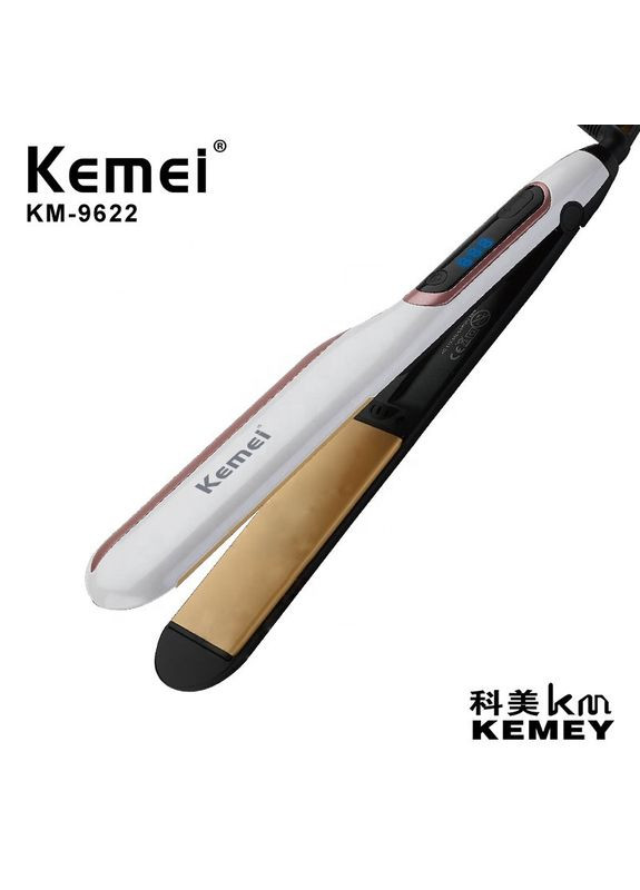 Професійний праску випрямляч KM9622 для випрямлення волосся Щипці -стайлер Kemei (296925740)