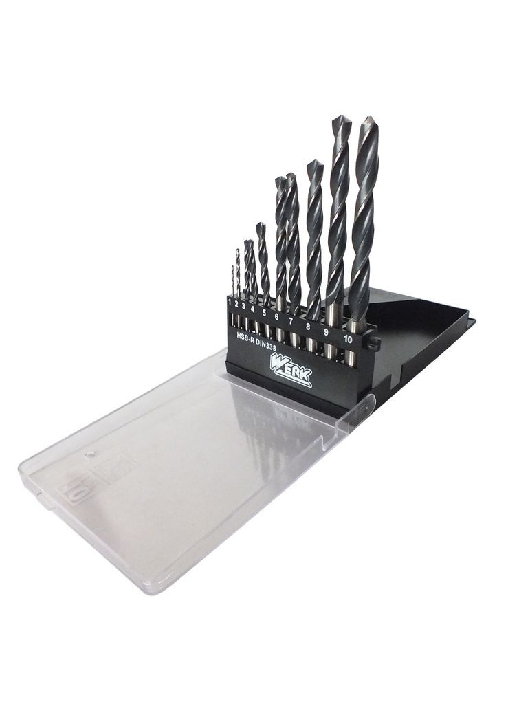 Набор сверл по металлу 10 шт, (63684) Werk (323644835)