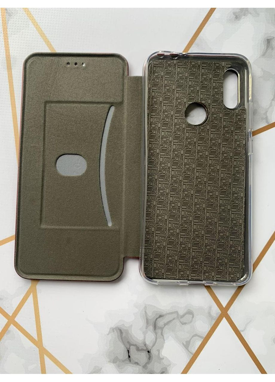 Чохол-книжка бордовий з малюнком на Xiaomi Redmi Note 7/ Redmi Note 7 Pro Карпати Україна (принт 409) Creative (365753327)