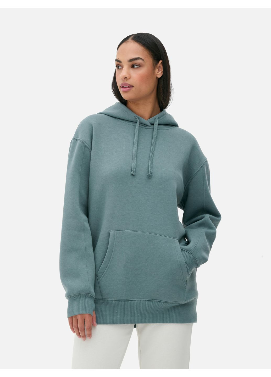 Худи флис,серый-бирюзовый, Primark (368151007)
