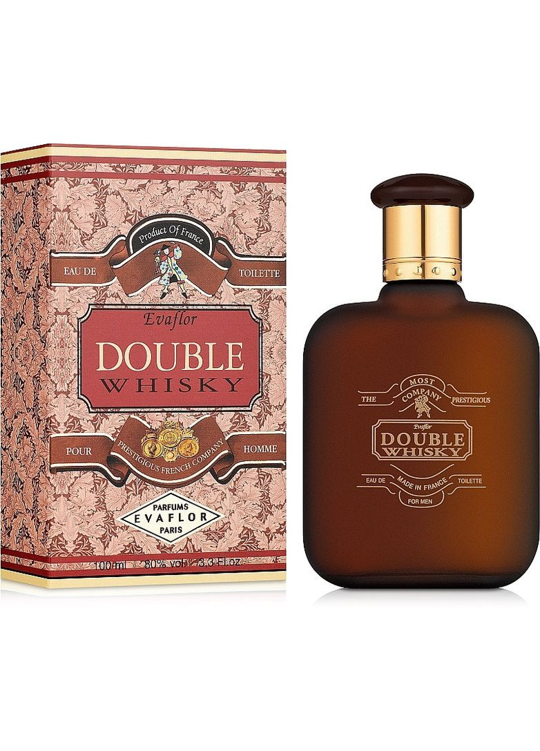 Туалетная вода мужская Double Whisky 100 мл Дабл виски Evaflor (317273223)