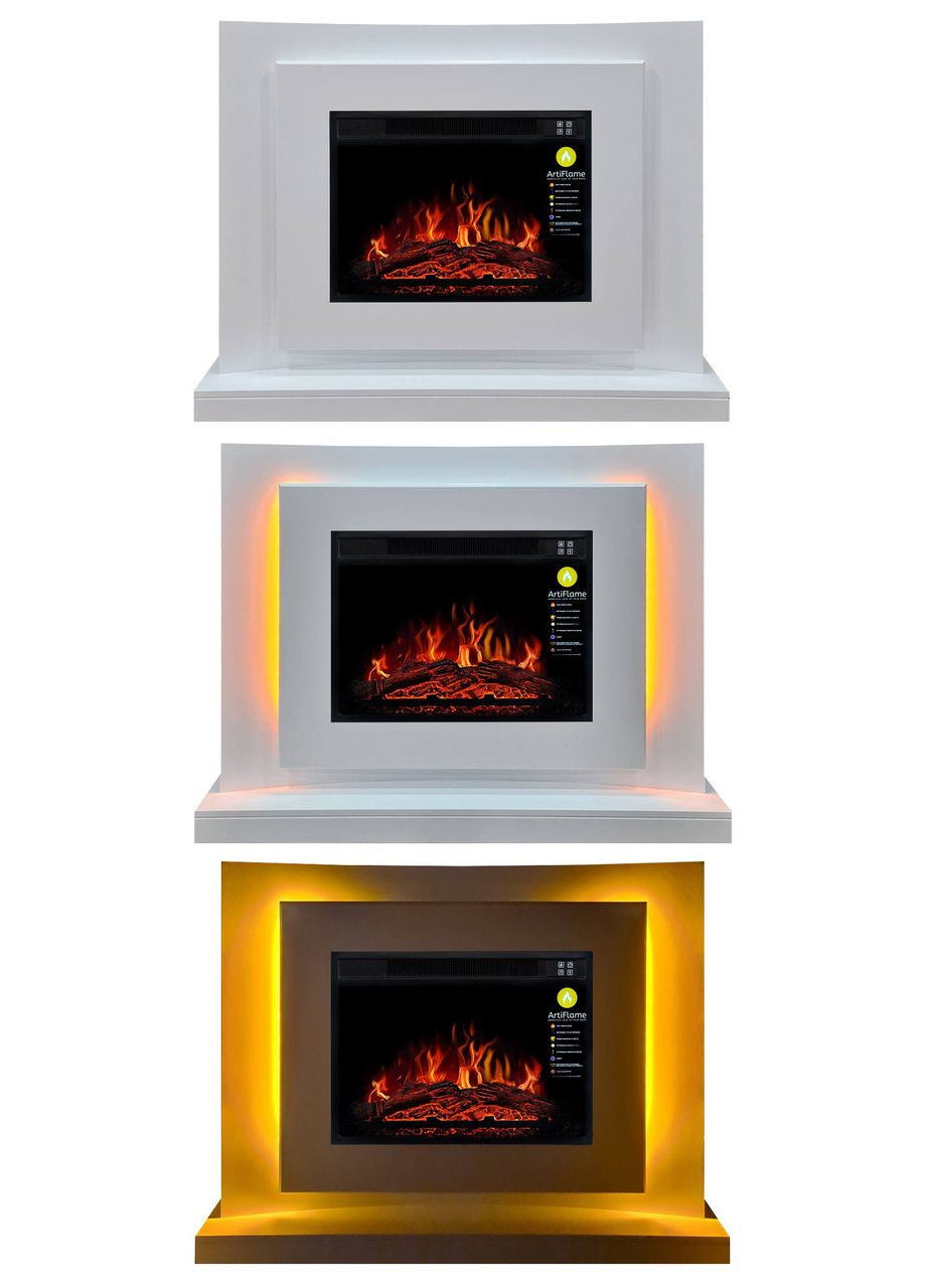 Камінокомплект LUCCA AF23S БІЛИЙ Б'ЯНКО зі звуком ArtiFlame (362456243)