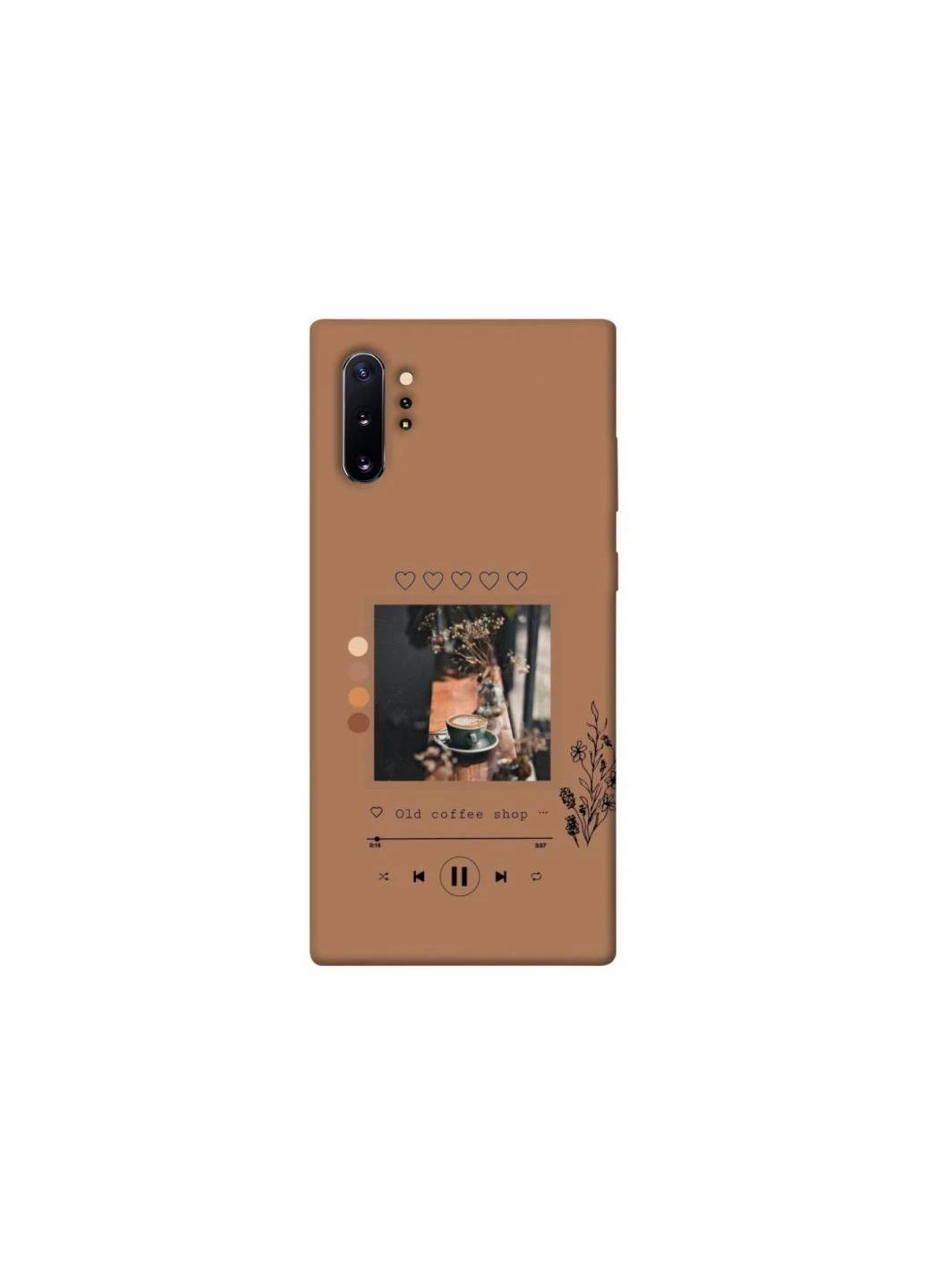 Чохол на Samsung Galaxy Note 10 Plus Coffee player Frontalka (355315522)