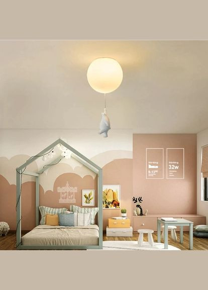 Люстра стельова на 1 лампочку 26812 Білий 75х40х40 см. Sunnysky (364753172)