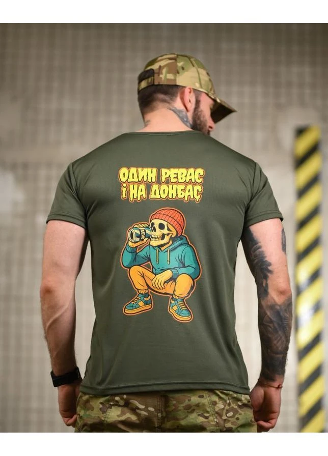 Тактическая футболка SELION футболка Revo олива ПП7726 No Brand (390377868)