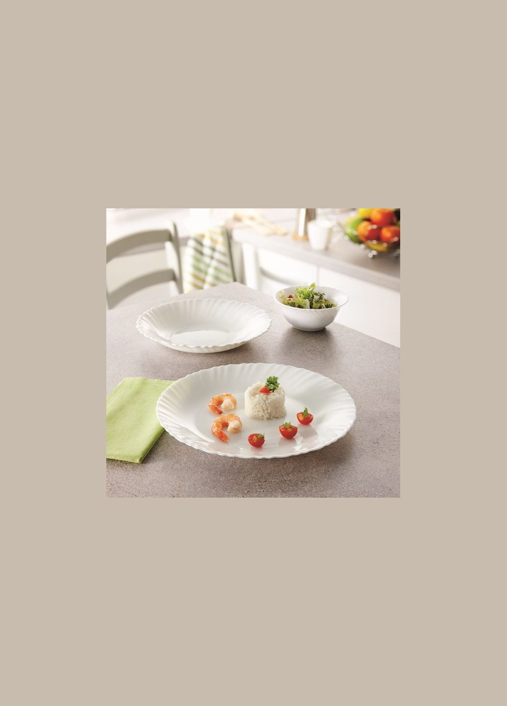 Тарелка суповая Feston 23 см (N7850) Luminarc (280942498)