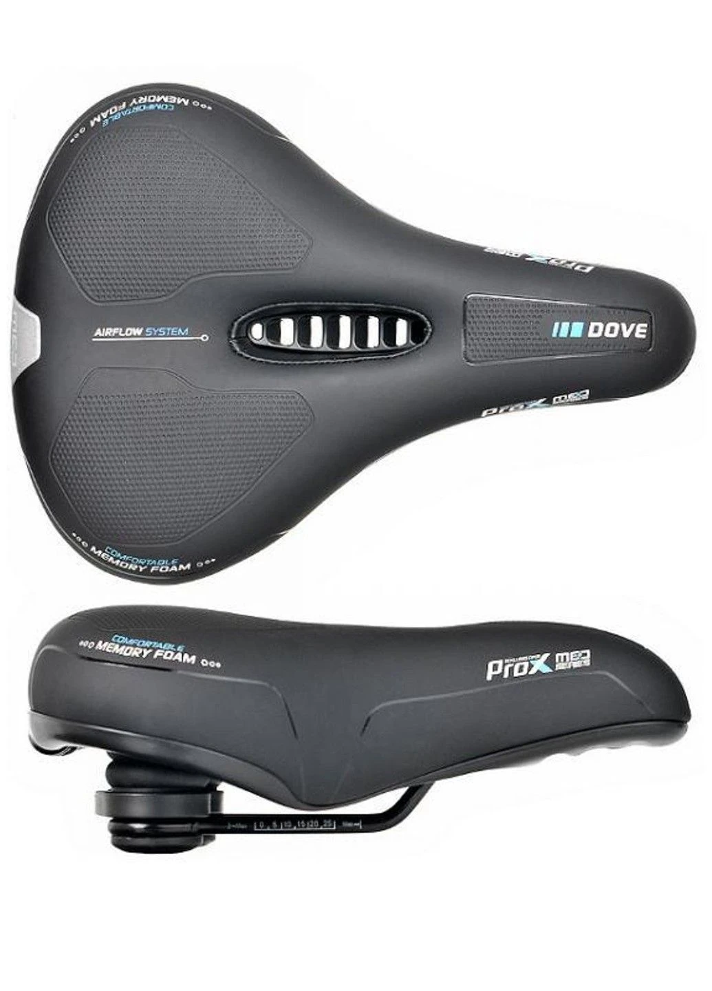 Сідло Dove Med Memory Foam Reflex чорний ProX (333034742)