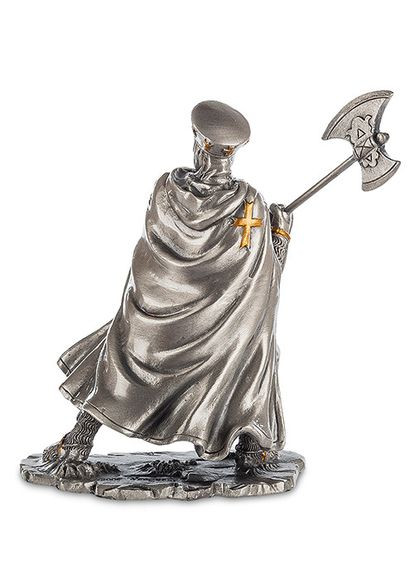 Статуетка олов'яна Лицар хрестоносець 10 см 1903548 мініатюра Veronese (302239514)