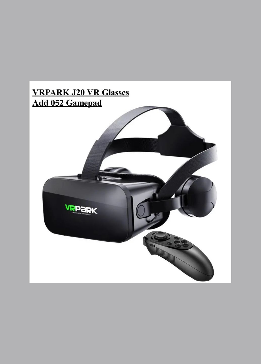 Шолом віртуальної реальності VR BOX j20 Digital (351385776)