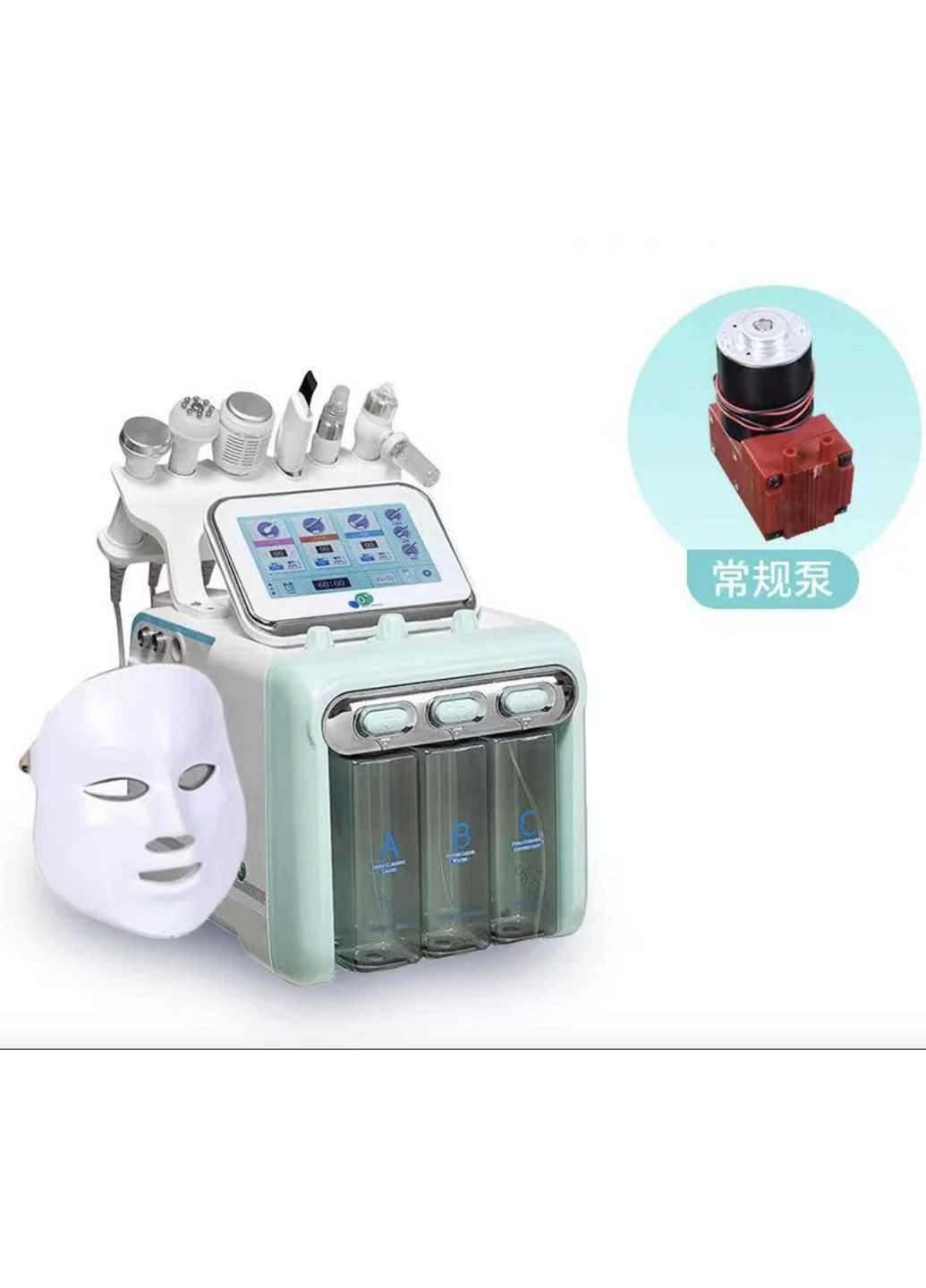 Косметологічний комбайн М07, 7 в 1, з багатополярним RF ліфтингом та LED маскою Nova (340273983)