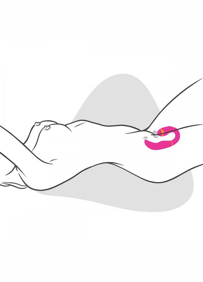 Двойной вибратор с вакуумной стимуляцией My G PINK Adrien Lastic (289868798)