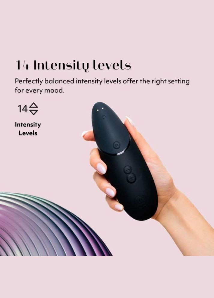 Вакуумний кліторальний стимулятор Next Black, чорний Womanizer (303882765)