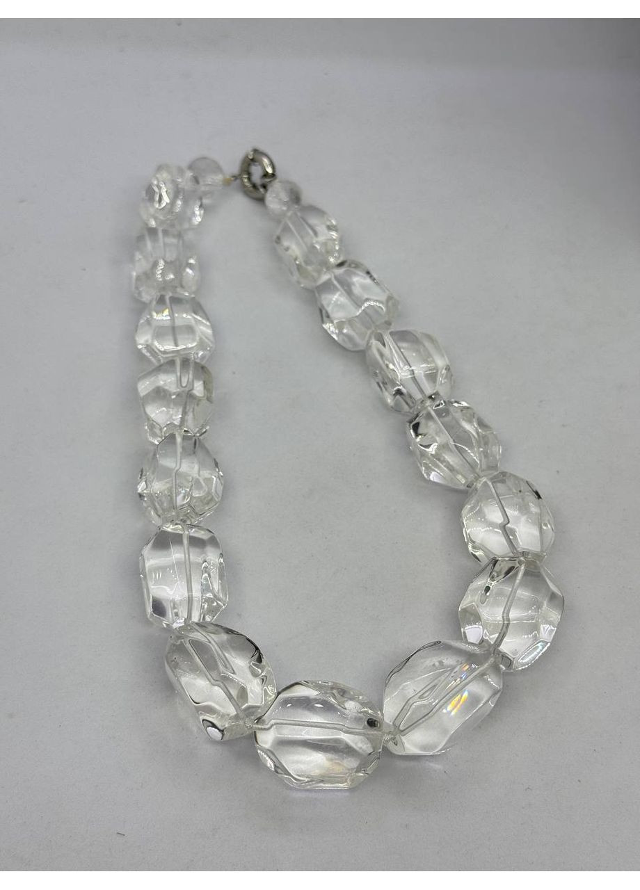 Намисто з кварцу 22*20 мм 44 см Безбарвне No Brand (372468053)