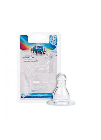 CANPOL Соска силиконовая круглая 6м+ 18/118 Польша Canpol Babies (300075079)