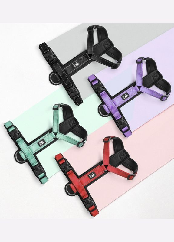 Шлейка для котов и кошек Pet Style "2 кольца" Красная XL No Brand - (323234331)