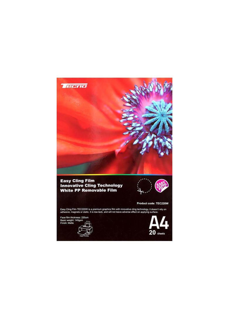 Easy Cling Film A4 20psc TEC220W (-A4-TEC220W) Tecno Easy Cling Film TEC220W (372687029)