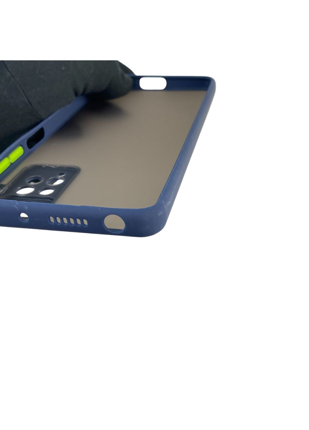 Чехол для телефона Redmi Note 12 Pro 4G с высокими бортами на сяоми редми нот 12 про темно-синий Xiaomi (366228467)