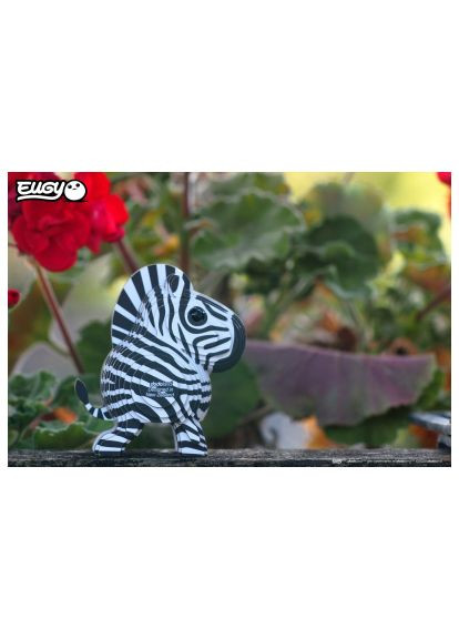 Пазл (XEG-011) Eugy 3D Зоопарк Зебра (366159482)