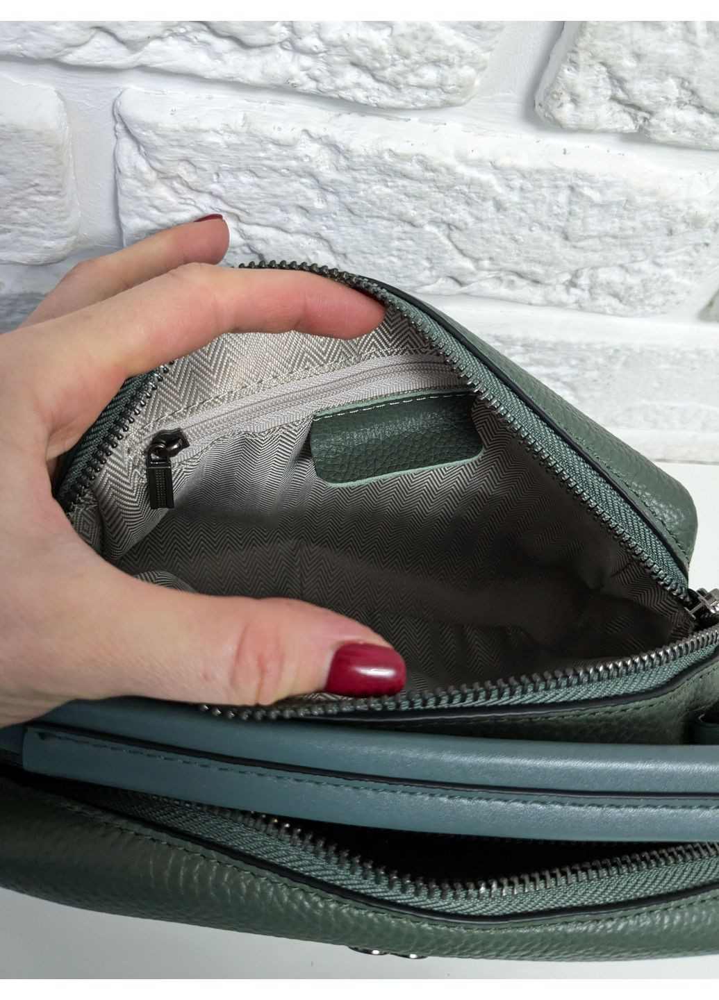 Сумка шкіряна на 2 ручки Vishnya (358883521)