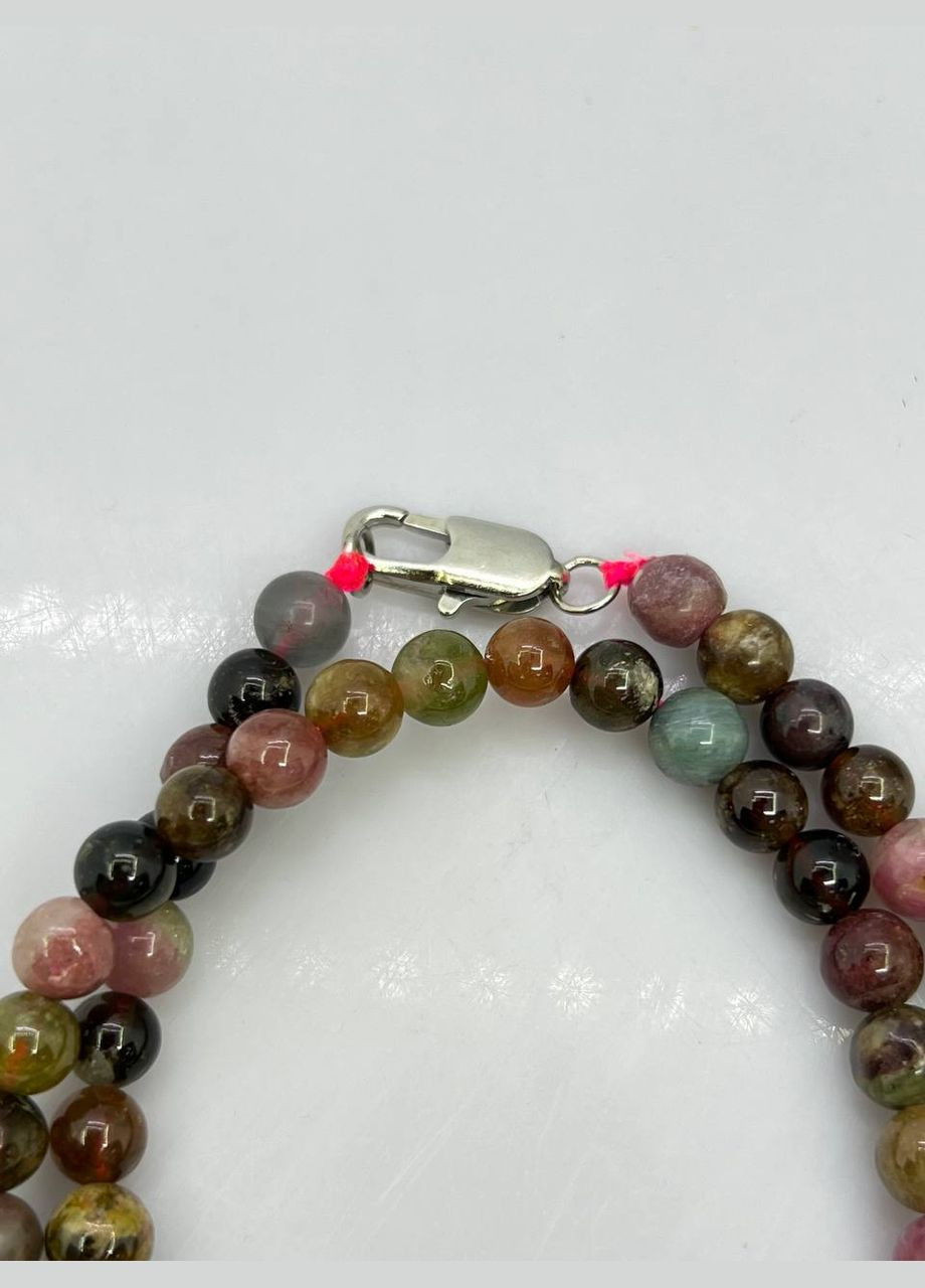 Намиста турмалін 6 мм 38 см Двоколірний 11680 No Brand (311686496)