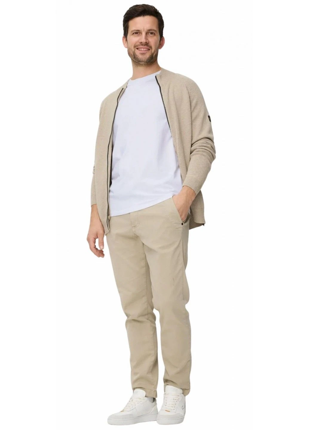 Белая футболка Camel Active T-shirts 1/2 sleeves