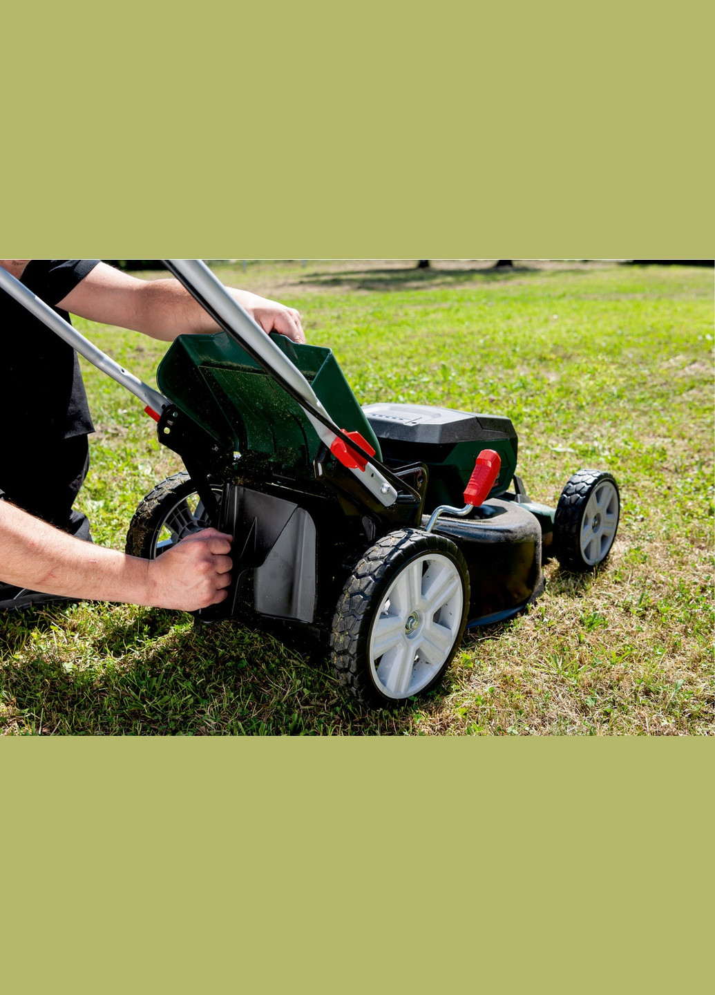 Акумуляторна газонокосарка RM 36-18 LTX BL 46, 2 акумуляторні блоки Li-Power (18 В/5,2 А-год) (Картон) 601606650 (8072) Metabo (295043641)