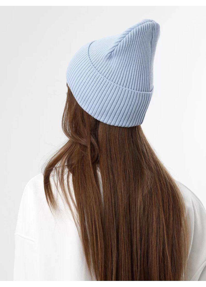 Молодежная зимняя шапка бини на флисе - Эмма No Brand Шапка біні Емма (339768278)