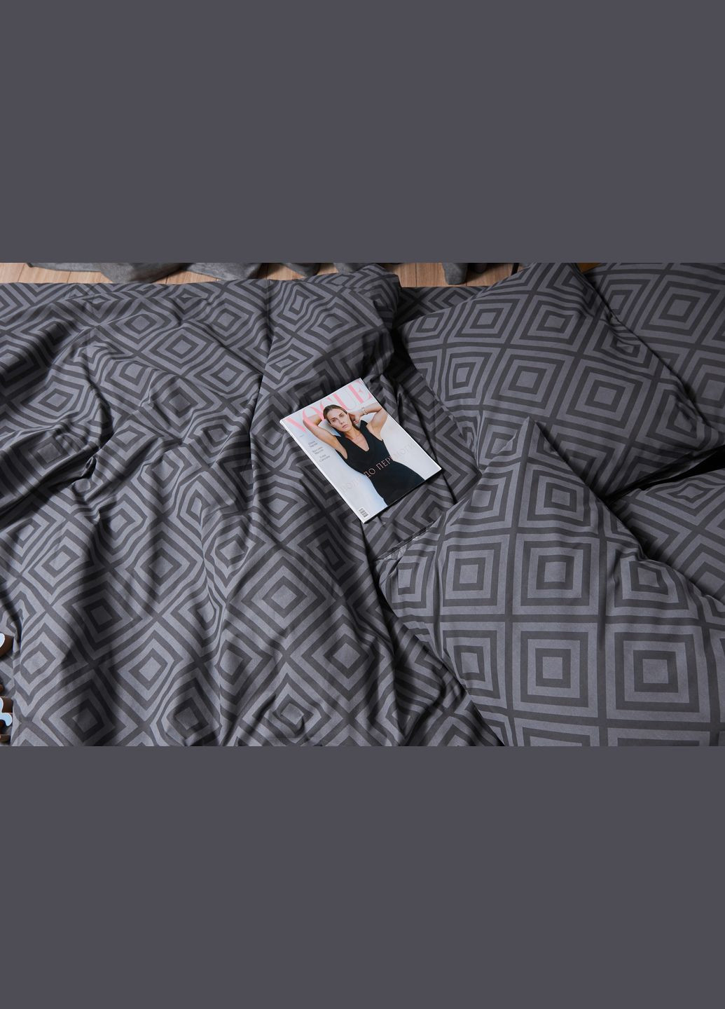 Комплект постільної білизни Бязь Gold Люкс «» двоспальні 175х210 наволочки 4х70х70 (MS-820004664) Moon&Star Storm (293147952)