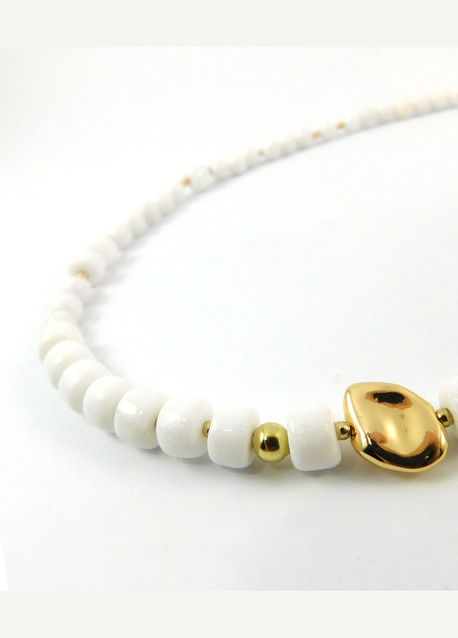 Бусы "Белый лотос" Агат Fursa fashion (322898022)