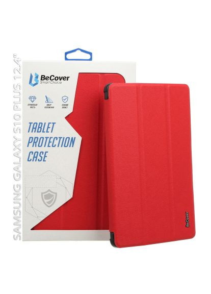 Чехол для планшета Smart Case Samsung Galaxy S10 Plus (SM-X820/SM-X826) 12.4" Red (712238) BeCover Smart Case Samsung Galaxy Tab S10 Plus (SM-X820/SM (366691675)