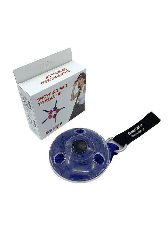 Сумка-шоппер складна в брелоці для покупок багаторазова Синя ( код: IBH047Z ) No Brand (331902284)