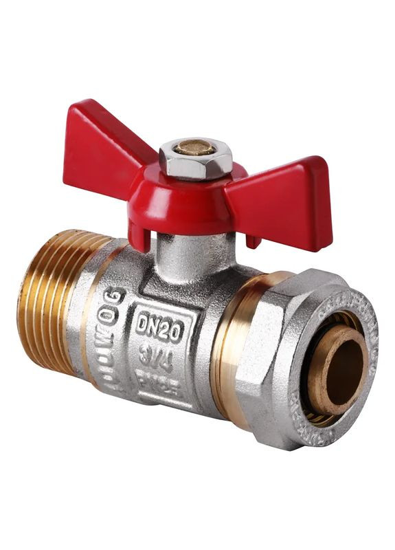 Кран кульовий Wing 20x3/4M (MA0118) WaterPRO (315508016)