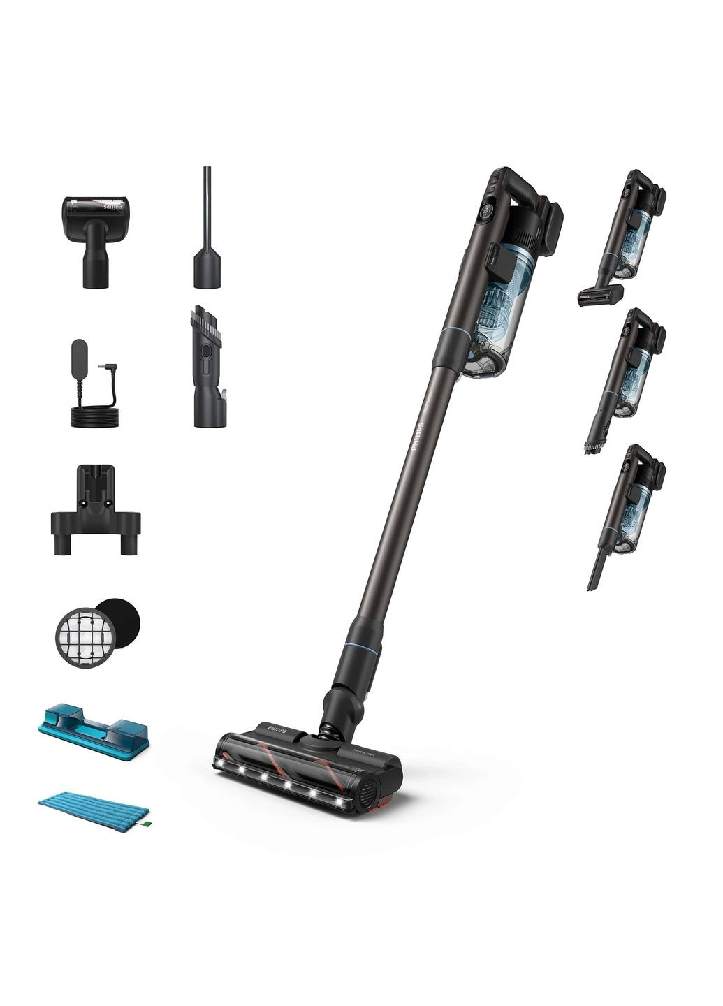 Акумуляторний миючий пилосос Aqua 7000 XC7163/01 Philips - (365749408)