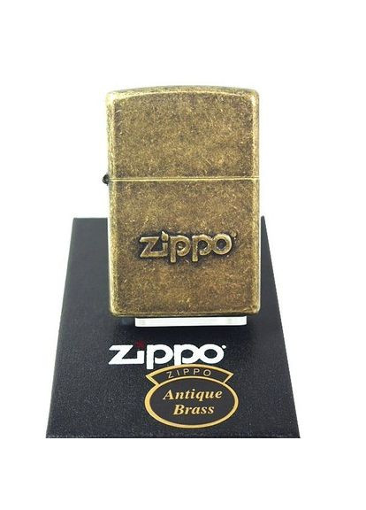 Комплект Зажигалка 28994 201FB Stamp + Бензин + Кремни + Подарочная коробка Zippo (316625932)