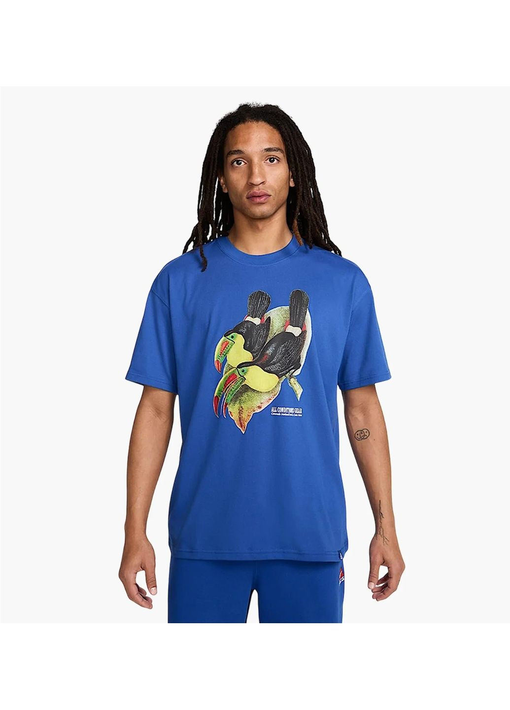 Синяя футболка мужская acg dri-fit blue Nike