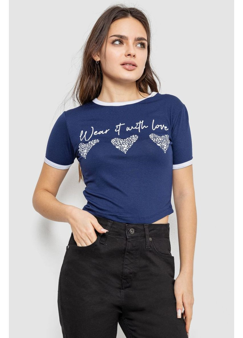 Футболка-топ жіноча з принтом,, 244R504 Ager - (358886032)