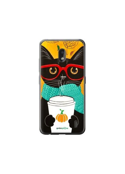 Чохол на Nokia 2.2 Осінній кіт "4026u-1706-2448" Endorphone (365807862)