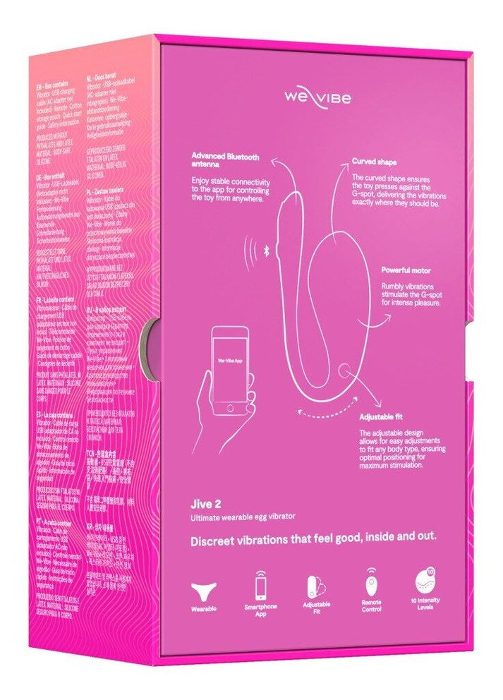 Смарт-віброяйце Jive 2 Electric Pink - CherryLove We-Vibe (332209822)