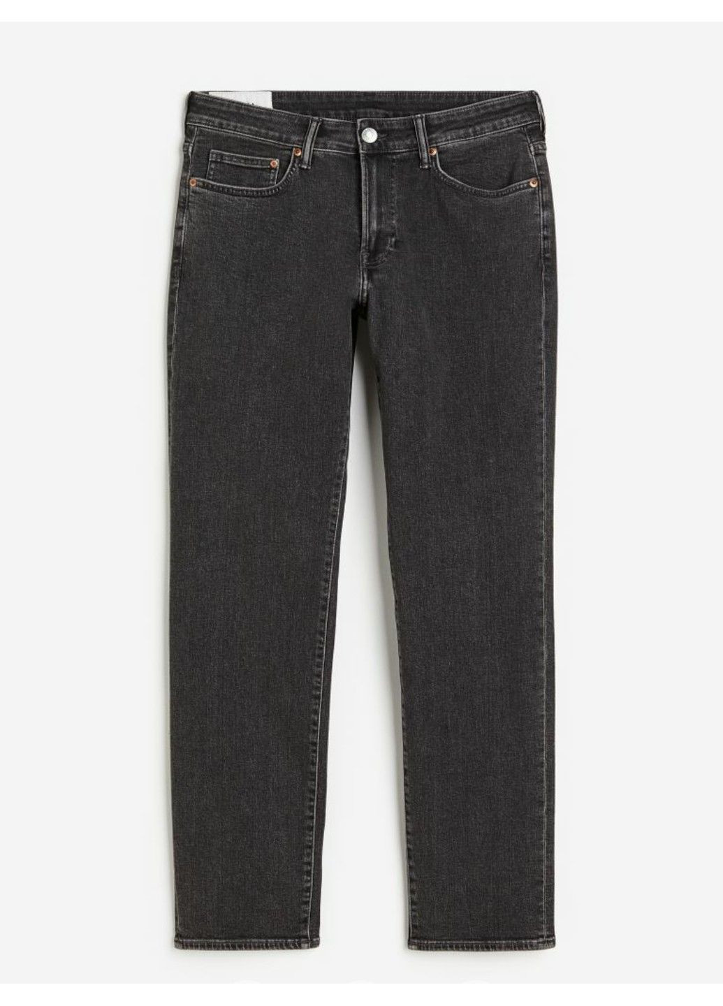 Чоловічі джинси Straight Regular (56535) W36 L32 Темно-сірі H&M (280121259)