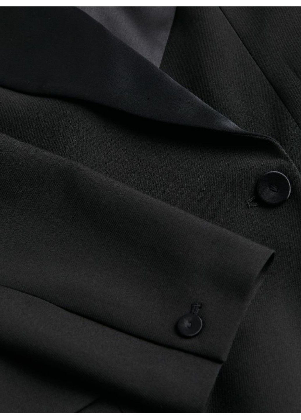 Черное деловое женское платье-пиджак приталенного кроя н&м (56543) м черное H&M