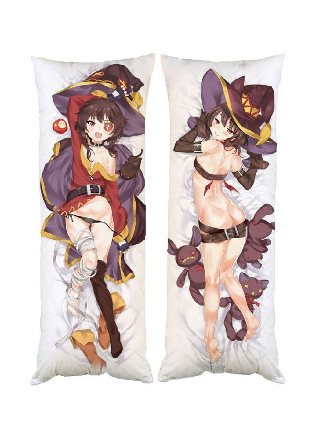 Подушка дакімакура Мегумін konosuba декоративна ростова подушка для обіймання двостороння No Brand (329433379)