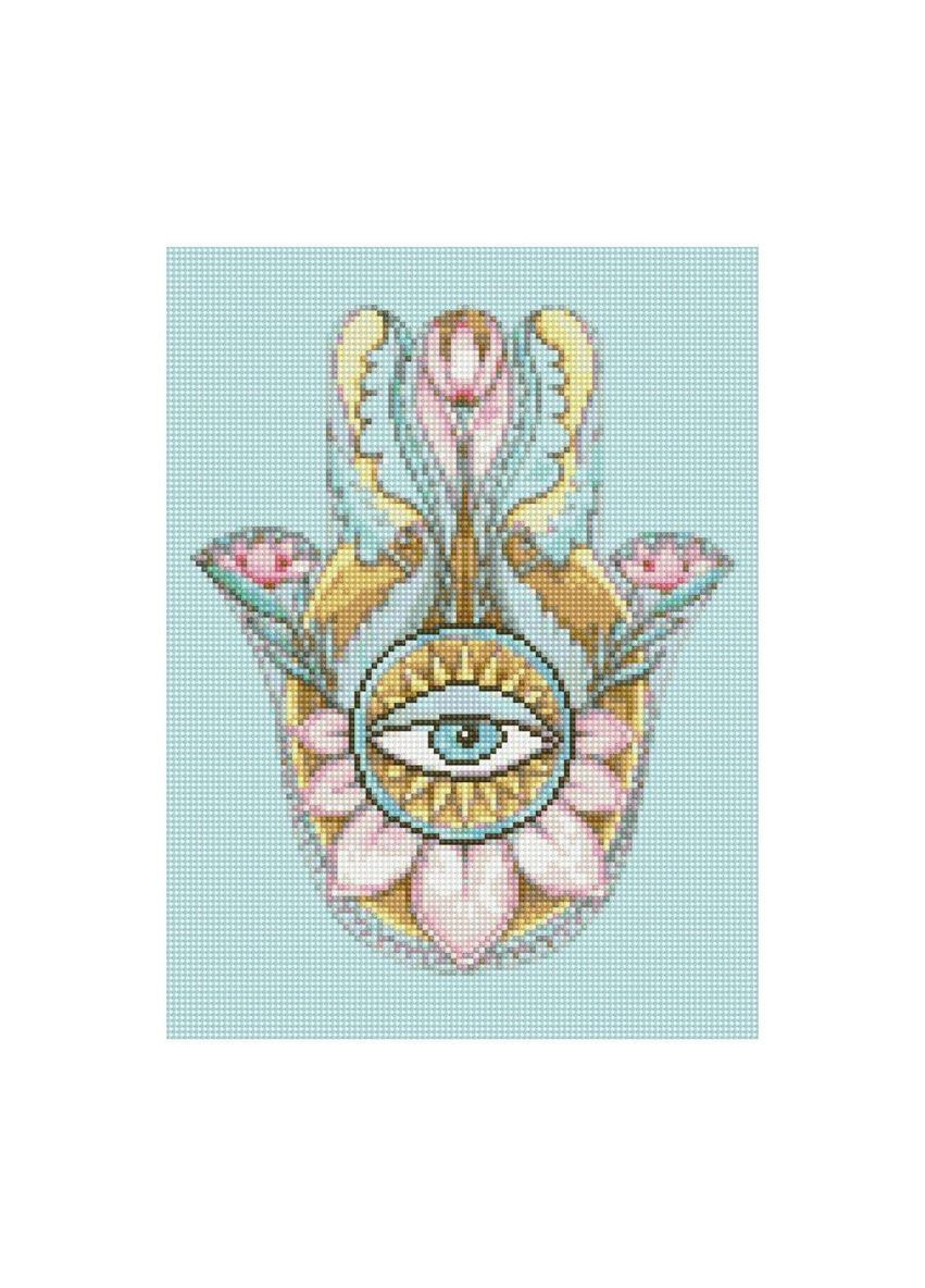 Алмазна мозаїка для дорослих і дітей від 10 років Амулет бавовняна для творчості спокійні тони Strateg (362432527)