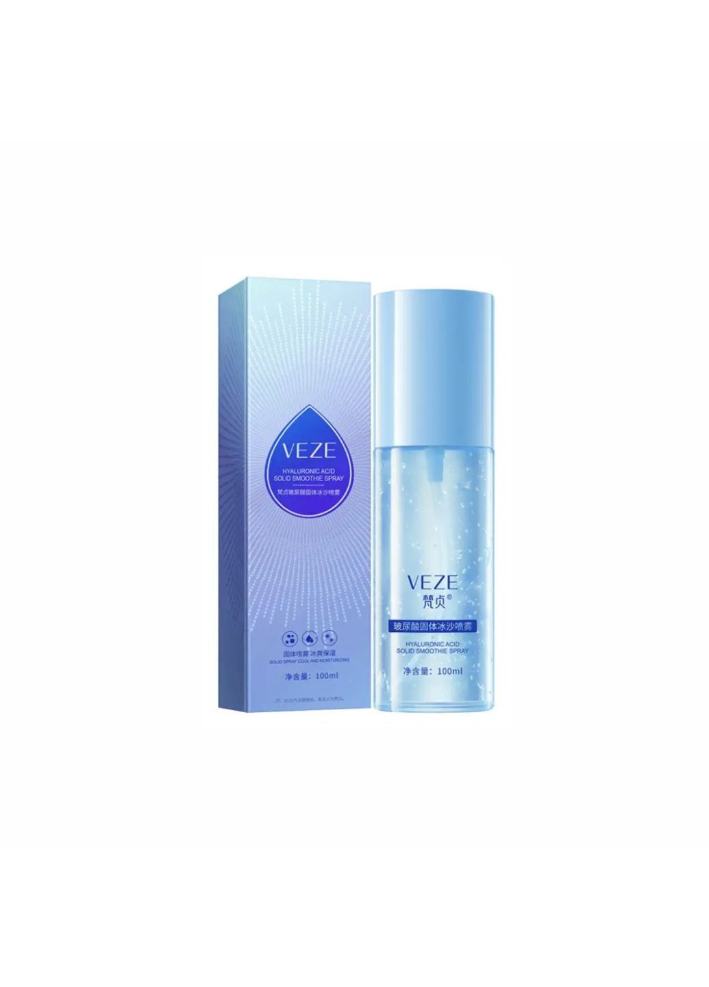 Спрей для лица с экстрактом гиалуроновой кислоты Hyaluronic Acid Solid Smoothie Spray, 100 мл VEZE (289352286)