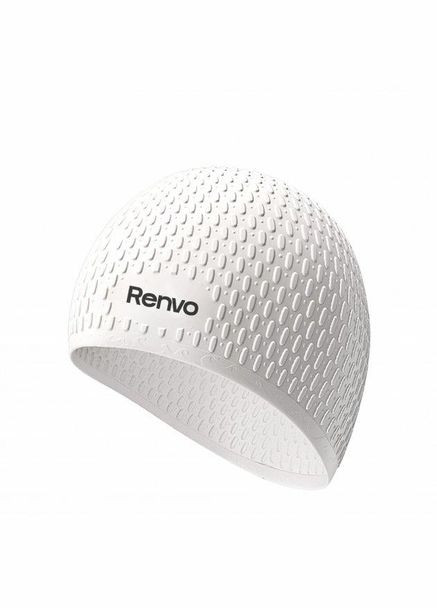 Шапочка для плавання Garda доросла Білий (2224342893733) Renvo (282845251)