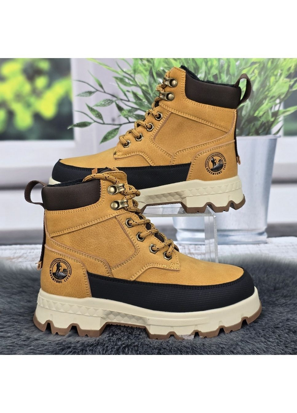 Песочные повседневные зимние ботинки зимние для мальчика Jong Golf