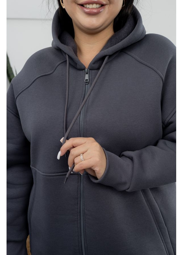Костюм утеплений байковий жіночий 25.2071 56( ) Темно сірий AKSAN (362458481)