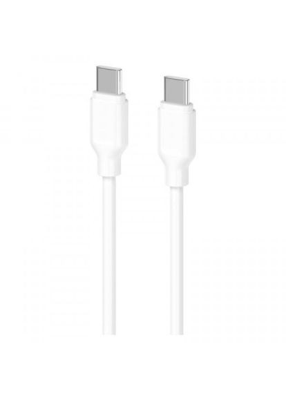 Дата кабель USBC to USB-C 1.0m Glow 60W white (-CCCC-WH) 2E usb-c to usb-c 1.0m glow 60w white (268145881)